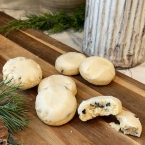 Coconut Currant Vanilla Cookies